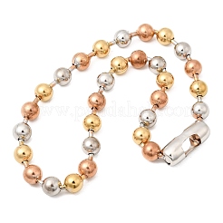 304 Stainless Steel Ball Chains Necklaces for Unisex&nbsp;NJEW-K305-01A