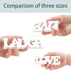 MDF Board Letters for Wall Home Party Decorations&nbsp;DJEW-CN0001-05