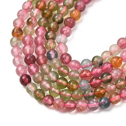 Natural Multicolor Tourmaline Beads Strands&nbsp;G-H358-A06-3mm-01