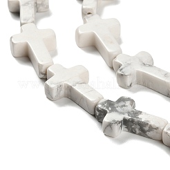 Natural Howlite Beads Strands&nbsp;G-I337-A07-01