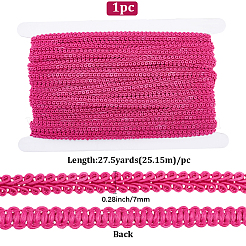 27.5Yards Polyester Lace Trim Ribbon&nbsp;OCOR-GF0004-81E