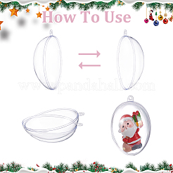 24Pcs 3 Styles Blank Plastic Big Pendants&nbsp;KY-WR0001-09