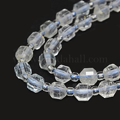Natural White Topaz Beads Strands&nbsp;G-O201B-30