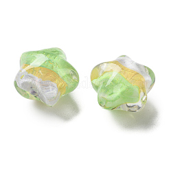 Gradient Color Transparent Hand-drawed Acrylic Beads&nbsp;TACR-P012-01B-11