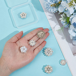 6Pcs Alloy Rhinestone Cufflinks&nbsp;JEWB-PH01307