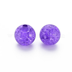 Transparent Crackle Acrylic Beads&nbsp;MACR-S373-66C-N21