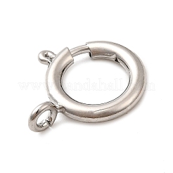 Brass Spring Ring Clasps&nbsp;KK-D407-20P-E