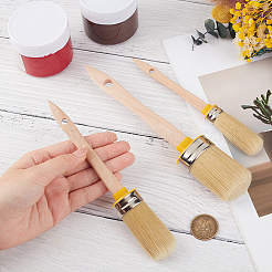 3Pcs 3 Styles PET Paint Brush&nbsp;AJEW-GF0012-86A
