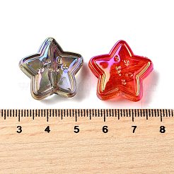 UV Plating Transparent Acrylic Beads&nbsp;MACR-F083-03