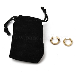 Heart Clear Cubic Zirconia Small Chunky Hoop Earrings for Women&nbsp;EJEW-SZ0002-41