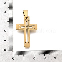 201 Stainless Steel Pendants&nbsp;STAS-R166-04G