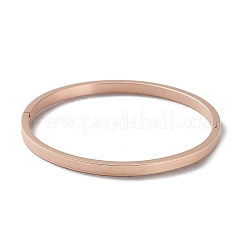 3Pcs 3 Color 304 Stainless Steel Plain Bangles Set&nbsp;BJEW-F464-05