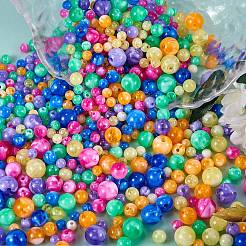 712Pcs 24 Colors Acrylic Beads&nbsp;MACR-SZ0001-68
