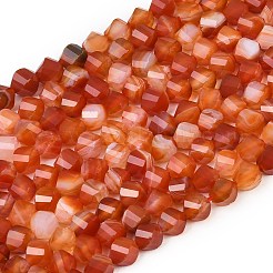 Natural Banded Agate Beads Strands&nbsp;G-P611-C09-01