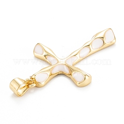 Brass Enamel Pendants&nbsp;KK-M220-06G-E