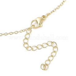 Bohemian Summer Beach Style 18K Gold Plated Shell Shape Initial Pendant Necklaces&nbsp;IL8059-10