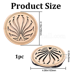 Wood Guitar Sound Hole Covers&nbsp;WOOD-WH0030-59
