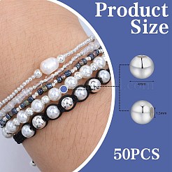 925 Sterling Silver Spacer Beads&nbsp;STER-SZ0001-03B