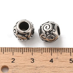 304 Stainless Steel European Beads&nbsp;STAS-H440-74AS-01