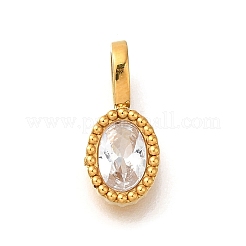 Ion Plating(IP) 304 Stainless Steel Rhinestone Pendants&nbsp;STAS-A104-13G