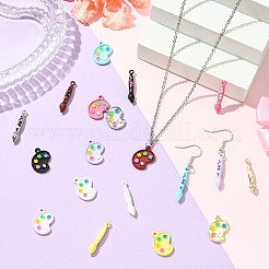 20Pcs 20 Styles Alloy Enamel Pendants&nbsp;FIND-CJ0005-05