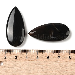 Natural Black Agate Cabochons&nbsp;G-B082-04