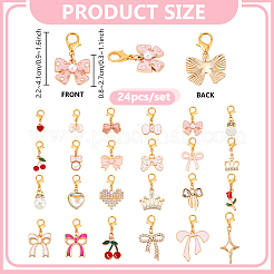 24Pcs Alloy & Imitation Pearl & Brass Shoes Charms&nbsp;HJEW-PH02250