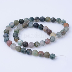 Natural Indian Agate Beads Strands&nbsp;X-G-Q462-8mm-08