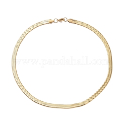 PVD Vacuum Plating 304 Stainless Steel Snake Chains Necklaces&nbsp;NJEW-O058-32G