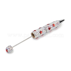 Polymer Clay Rhinestones Ball-Point Pen&nbsp;OFST-D300-03P-E