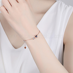 3Pcs 3 Styles Sterling Silver Cable Chain Extender&nbsp;STER-BBC0006-75