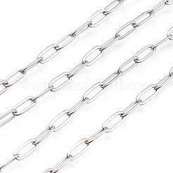 Tarnish Resistant 304 Stainless Steel Paperclip Chains&nbsp;CHS-M003-15P