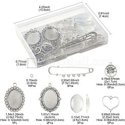 DIY Brooch Making Kits&nbsp;DIY-FS0009-11