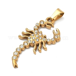 304 Stainless Steel Pendants&nbsp;STAS-F336-12G-01