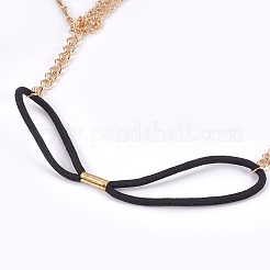 Bohemian Women Tassel Head Chain&nbsp;OHAR-WH0005-02G