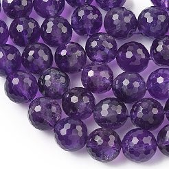 Natural Amethyst Beads Strands&nbsp;G-L654-O01-12mm