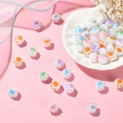 100Pcs Opaque Acrylic Beads&nbsp;OACR-CJ0001-31