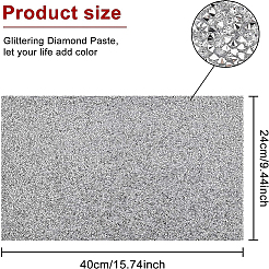 Glitter Resin Hotfix Rhinestone(Adhesive On The Back)&nbsp;DIY-WH0166-23B