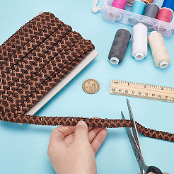 Imitation Leather Braided Lace Ribbon&nbsp;WL-WH0003-02B