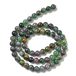 Natural Ruby in Zoisite Beads Strands&nbsp;G-R011-A02-03