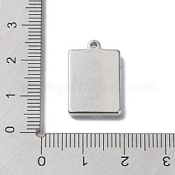Tarnish Resistant 304 Stainless Steel Pendant Rhinestone Settings&nbsp;STAS-M323-56P