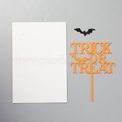 Acrylic Bat & Word Cake Insert Card Decoration&nbsp;DIY-H109-03