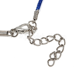 Braided Waxed Cotton Cord Necklace Making&nbsp;MAK-YWC0001-01P-M1
