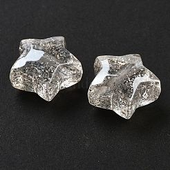 UV Plating Acrylic European Large Hole Beads&nbsp;OACR-S142-02C