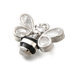 Brass Micro Pave Cubic Zirconia Pendants&nbsp;KK-A245-03A-P