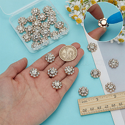 30Pcs Alloy Crystal Rhinestone Cabochons&nbsp;FIND-FG0004-69KCG