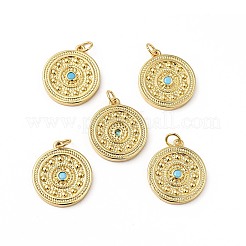 Rack Plating Brass Pendants&nbsp;KK-H431-57G