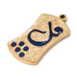 304 Stainless Steel Enamel Pendants&nbsp;CU-CBADA55-01G