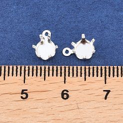 Brass Sew on Prong Settings&nbsp;KK-C163-12S