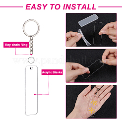 DIY Keychain Making Kits&nbsp;DIY-BC0001-65P